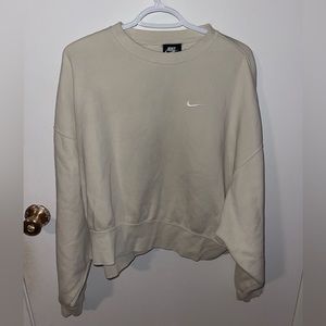 Nike pastel yellow crew neck, worn twice too big for me!
